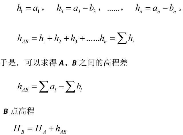 水準(zhǔn)測量原理